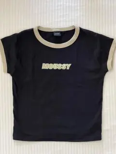 MOUSSY 半袖Tシャツ 黒 160/80A