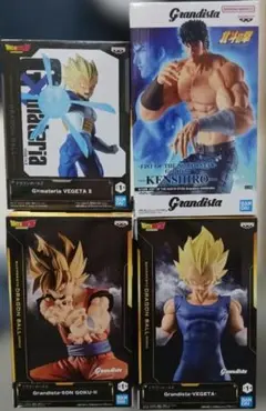 (即購入可)ケンシロウ　孫悟空　ベジータ　ベジータ2　フィギュアセット