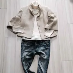 ICB★ラメ入りベージュ★ジャケット