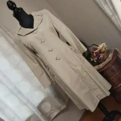 DANAPARIS ダナパリ 落ちついたベージュ 上品コート 美品ゆったりＬ