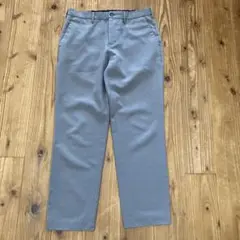 【新品未使用】GU メンズ ストレートパンツ グレー Sサイズ☆早い者勝ち！