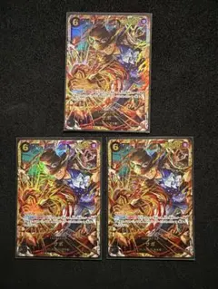 ワンピース サボシークレット エース&サボ&ルフィSR トラファルガー•ローSR