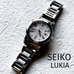 【新品電池】セイコー　LUKIAルキア　ストーンポイント　ウォッチ