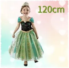 プリンセス キッズ ドレス 120 アナ雪 お誕生日 パーティ ディズニー