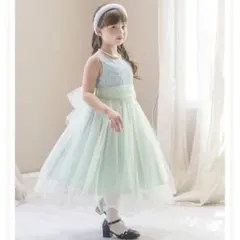 美品♡キャサリンコテージ　レースチュールドレス　ピアノ発表会　ワンピース　120