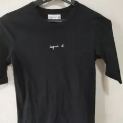 agnes b. 　Tシャツ　 ブラック　細身 キッズの160cm？のサムネイル