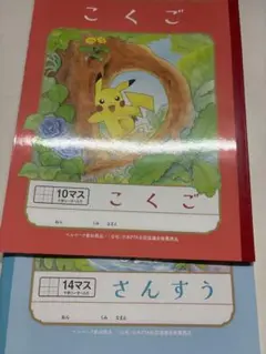 ノート2冊セット　こくごさんすう