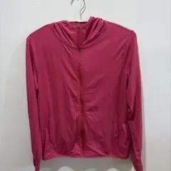 ユニクロ AIRism エアリズム UVカットパーカー ピンク XL レディースのサムネイル