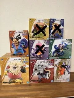 ワンピース 1番くじ赤鞘9人男　最終値下げ　イヌアラシ　ネコマムシ　他5体セット