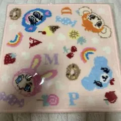 早い者勝ち】ナルミヤ シェニール織 ハンカチ エンジェルブルー