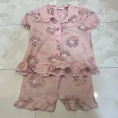 マイメロ My Melody パジャマ 上下セット ピンク 120cmのサムネイル