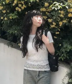 レイヤード レースキャミソール