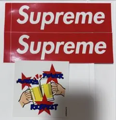 Supreme ボックスロゴ ステッカー MoneyPowerRespect