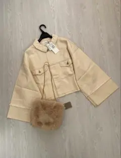 18000円新品♡スコットクラブ購入 ワイド袖 デニムジャケット♡