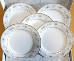 Noritake　NOBLE ノリタケ　ノーブル　皿　5枚 金彩 21cmのサムネイル
