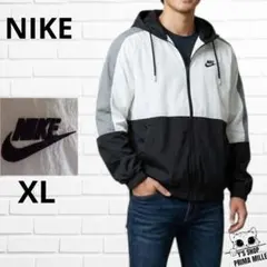 NIKE ウィンドブレーカー トラックジャケット ナイロンジャケット 白 黒