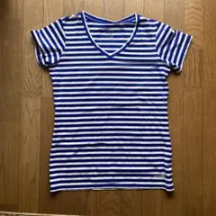 ノースフェイス ショートスリーブ リゾート ボーダー Vネック