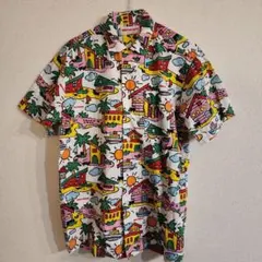 ◯　ヴィンテージ　80s　レア　日本製　ミキハウス アロハシャツ 半袖シャツ