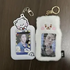 BT21 RJ ジン トレカホルダー フォトケース キーホルダー