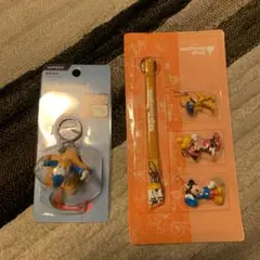 ディズニー　ミッキー　ドナルドダック　キーホルダー