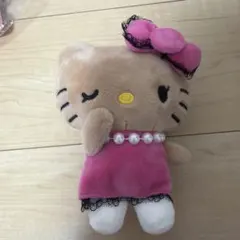 ハローキティ　マスコット　日焼けキティ　キーホルダー　ぬいぐるみ