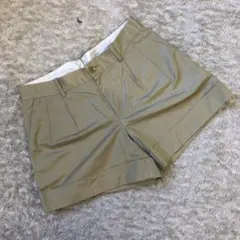 【大人のショートパンツ】IENA プレミアム ショートパンツ 38 ベージュ