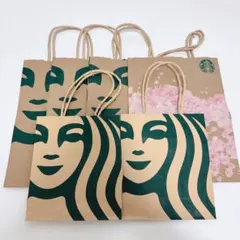 スターバックス ショップ袋 6枚セット