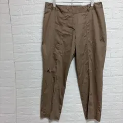 【訳あり】WORTHINGTON テーパードパンツ 14号 ブラウン系