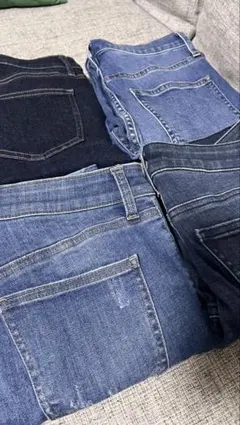 ユニクロ　スキニーデニムパンツ　4点セット