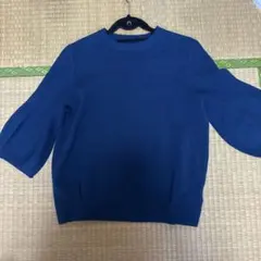 ニット　五分丈