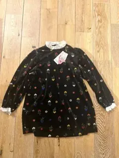 しまむらsoftcheese ワンピース　花柄　110