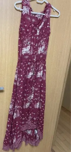 Ungrid アングリット レース花柄マキシワンピース