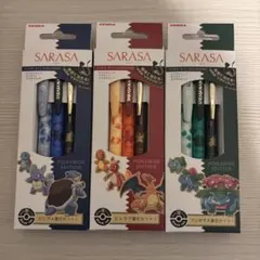 数量限定SARASA ポケモンエディション ボールペン 3セット9本 - メルカリ