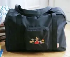 新品　MOOMIN リトルミイ　黒　たためてBIGなボストンバック　限定版