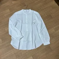 UNIQLO ホワイト 長袖シャツ M