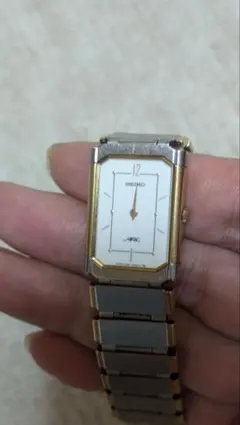 SEIKO ARC セイコー アーク クォーツ 腕時計 コンビカラー スクエア