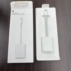 Apple純正　ライトニング　SDカードリーダー