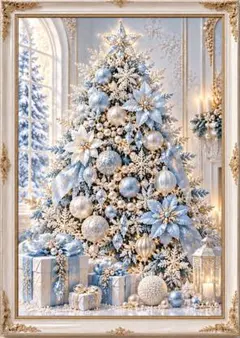 クリスマスツリー アートパネル インテリア 絵画0151