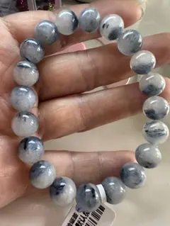 ブルールチル ブルーラビットヘア 希少 ブレスレット 天然石