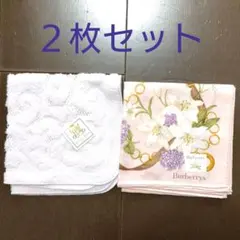 モリハナエ　タオルハンカチ＆バーバリー　大判ハンカチ(スカーフ)