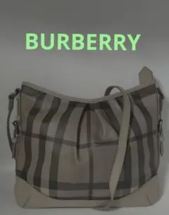 APV03 バーバリー 極美品 ノヴァチェック ショルダーバック クロスボディ