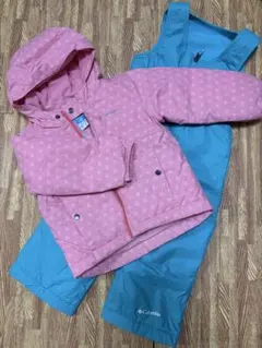 Columbia 子ども用ウェア 3T ピンク・水色セット