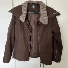 ブラウン フード付きジャケット　ヴィンテージ