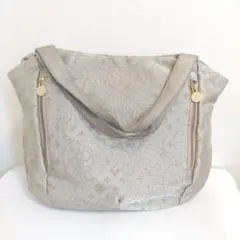 russet ラシット トートバッグ シャンパンゴールド 花柄 A4 上品 ロゴ