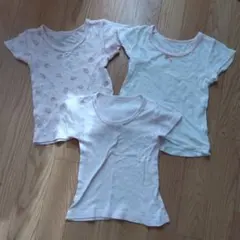 キッズ 半袖アンダーシャツ 100cm 3枚セット