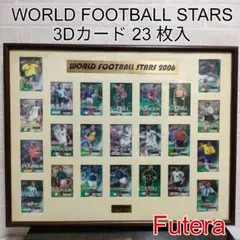 Futera WORLD FOOTBALL STARS 3Dカード23枚 額入