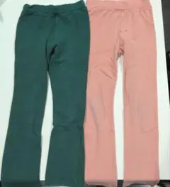 キッズ スキニーパンツ 2枚セット 130