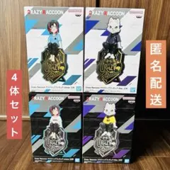 Crazy Raccoon デスクトップフィギュア 5体セット まとめ売り - メルカリ