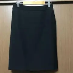 OFUON 38 黒　シンプル　タイトスカート