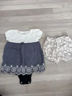 ロンパース70 女の子　夏服